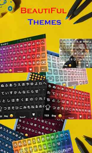 Japanese Keyboard 2020: langue japonaise 3