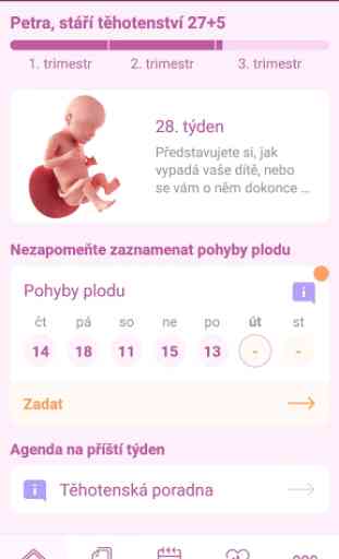 MAMApp CZ - těhotenství po týdnech 1
