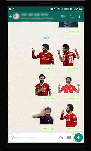 Mo Salah stickers for WhatsApp 3