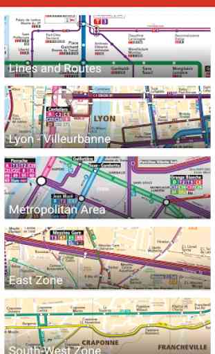 Plan du Métro: Lyon 1