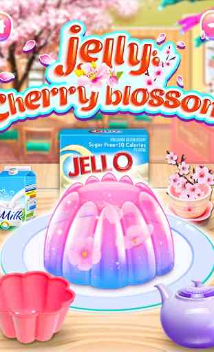 Rainbow Unicorn Cherry Blossom Jello - Girl Games 1