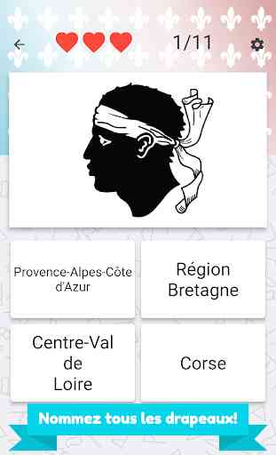 Régions de France - drapeaux et cartes 2