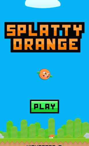 Splatty Orange 1