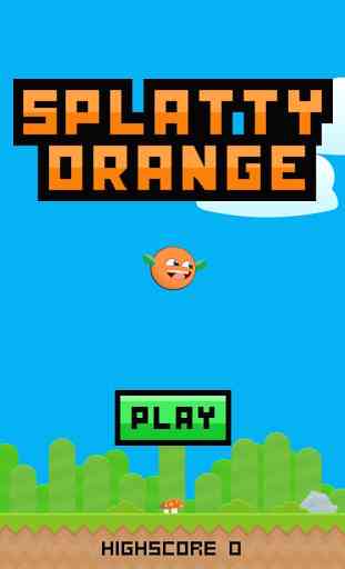 Splatty Orange 4