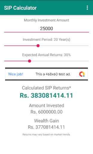 Systematic Investment Plan - SIP Calculator 4