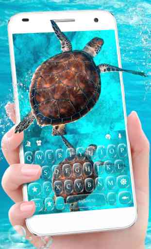 Thème de clavier Blue Sea Turtle 1