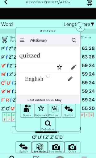 Word Cheat pour jeux société-Scrabble|Wordfeud|WWF 2