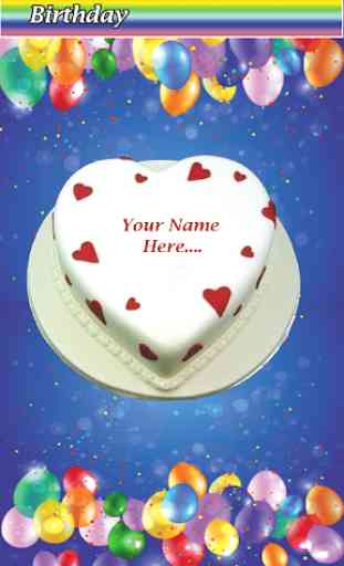 Write Name on Cake – Birthday & Anniversary 3
