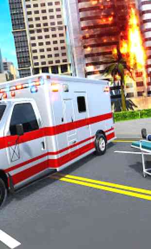 ambulance robot transformant: sauvetage robot Jeux 1