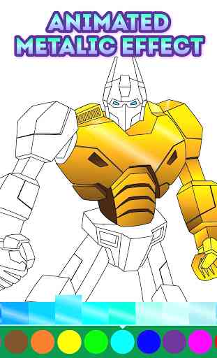 Animated Robots Coloring Book for Boys 1