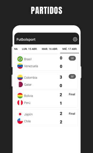 Futbolsport - Resultados de Fútbol 1