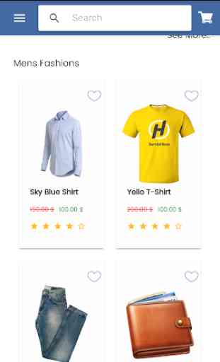 Ionic 3 Shopping App Template 3
