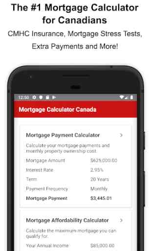 Mortgage Calculator Canada 1