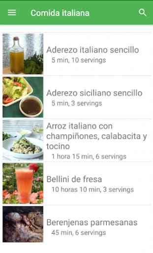 Recetas de comida italiana en español gratis. 3