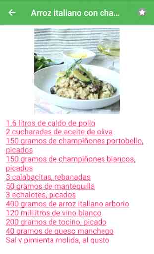 Recetas de comida italiana en español gratis. 4