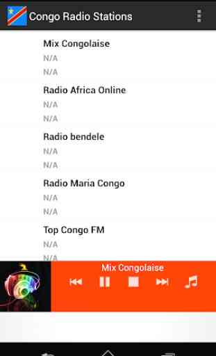 Stations de radio Congo 4