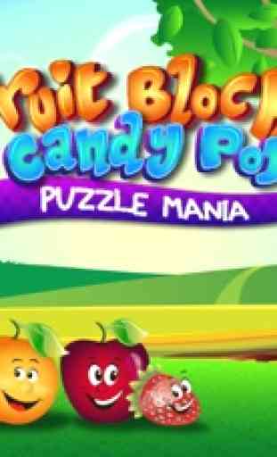 A Fruit Blocks Candy Pop Maker Mania Puzzle Game Free 1