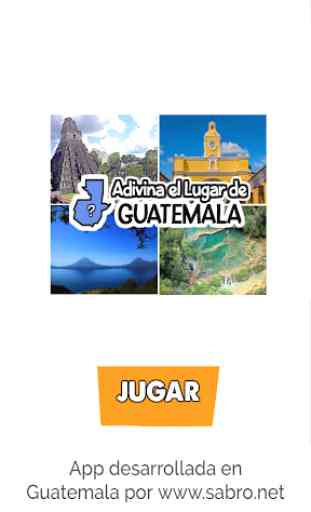 Adivina el Lugar de Guatemala Juego de Turismo 1