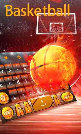 Basketball Keyboard Theme 1