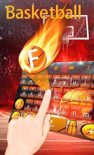 Basketball Keyboard Theme 2