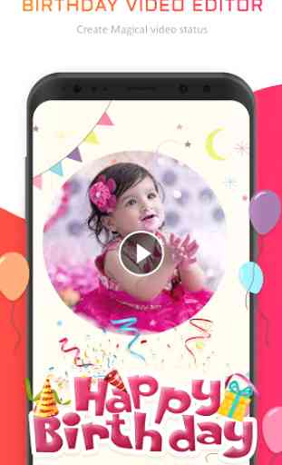 Birthday Video Maker with Song and Name 2