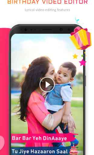 Birthday Video Maker with Song and Name 3