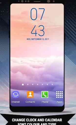 Galaxy Note8 Digital Clock Widget Pro 4