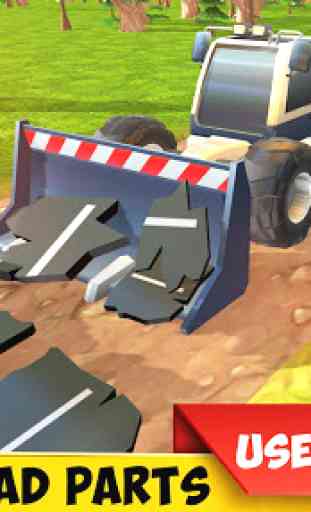 Machines de construction de routes lourdes Mega 4