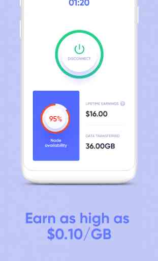 Packity - Earn money by sharing your Internet 3