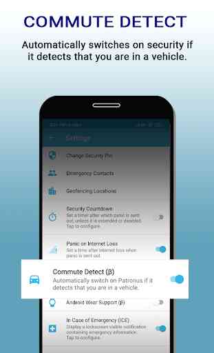 Patronus - Personal Safety App 1