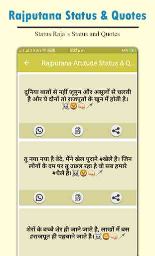 Rajputana Attitude Status And Quotes 2019 4