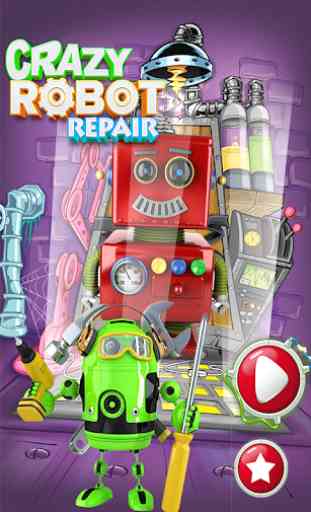 Réparation de robot fou: réparation et réparation 1