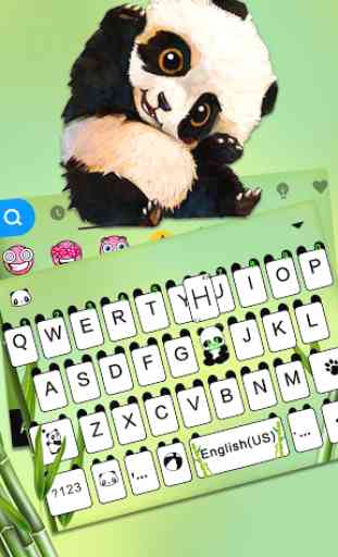 Thème de clavier Cute Baby Panda 1