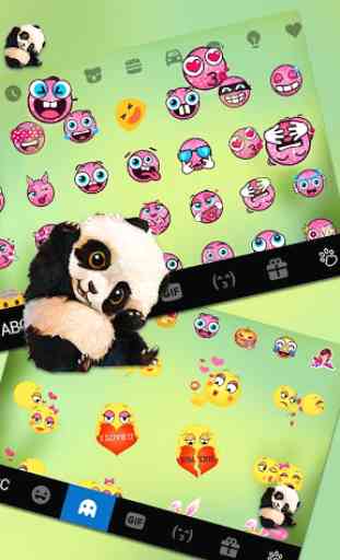 Thème de clavier Cute Baby Panda 2