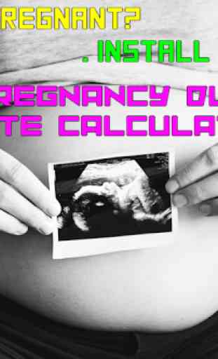 Calculatrice de date d'échéance de grossesse 1