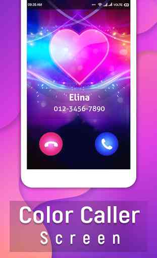 Color Caller Screen - Color Call Theme Dialer 2
