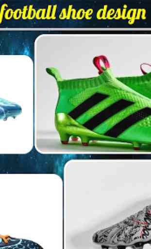 Conception de chaussures de football 1