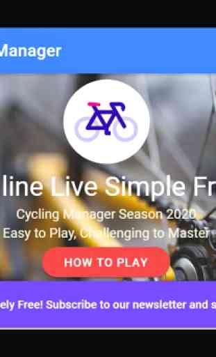 Cycling Manager TDC 2020. Online Live Simple Free 1