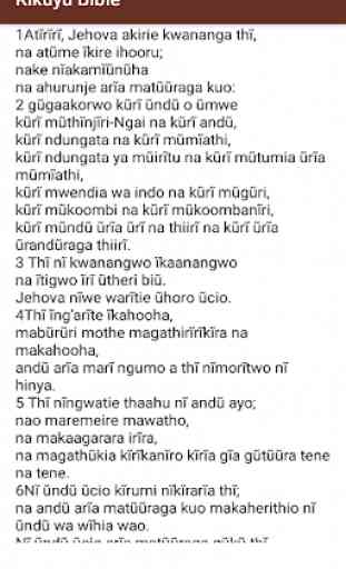 Kikuyu Bible - Kirikaniro (Nw & Old Tstmt) 1