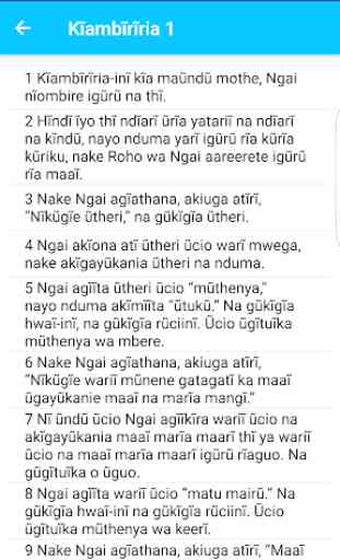 Kirikaniro - Kikuyu Bible 3