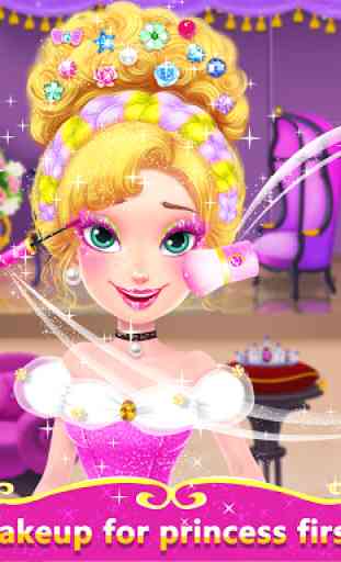 Long Hair Princess 2 Royal Prom Salon Dance Games 2