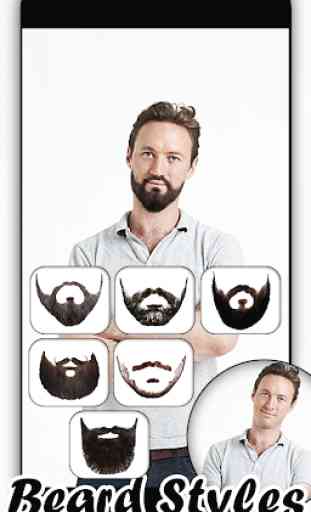 Man HairStyle and Beard Photo Editor 1