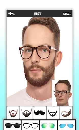 Men Beard Photo Editor Boy Hairstyle Salon 1