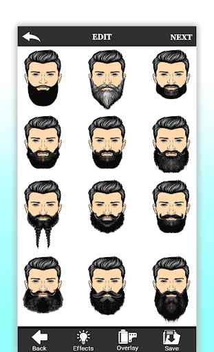 Men Beard Photo Editor Boy Hairstyle Salon 3