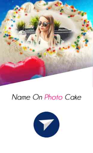 Name Photo On Birthday Cake 1