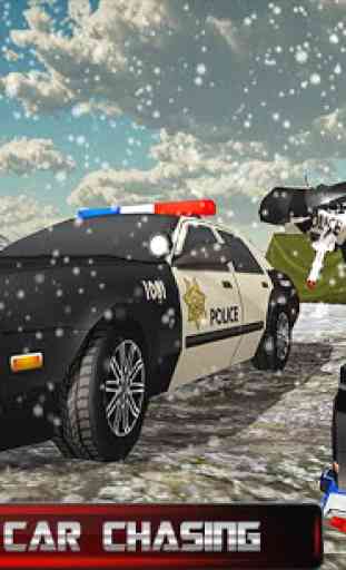 Police américaine transform le robot voiture 1