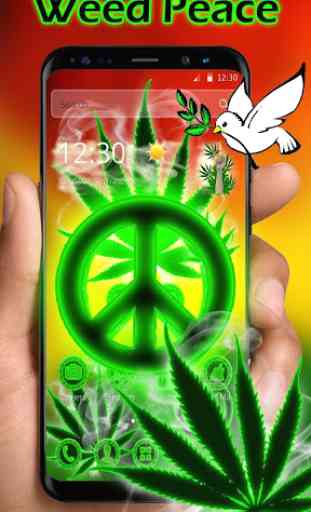 Rasta Weed Peace Reggae Theme 1