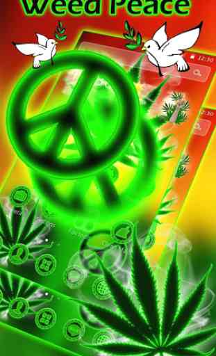 Rasta Weed Peace Reggae Theme 2