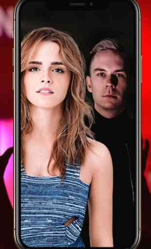 Selfie With Emma Watson - Emma Wallpapers Editor 3
