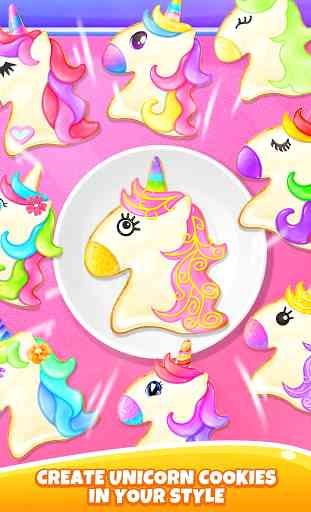Unicorn Food - Sweet Rainbow Cookies Maker 3